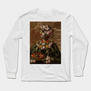 Anthropomorphic Depictions of the Four Seasons 2 by Follower Of Giuseppe Arcimboldo Long Sleeve T-Shirt